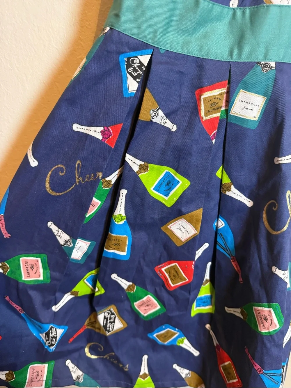 Anthropologie‎ Danielle Kroll Champagne Apron